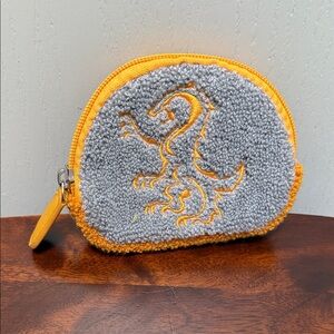 Hufflepuff Yellow Fuzzy Coin Pouch